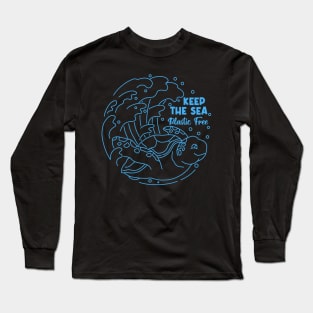 Keep the Sea Plastic Free Long Sleeve T-Shirt